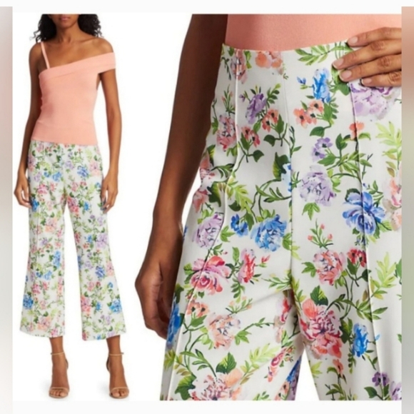 Alice + olivia lorinda floralpant Size 4 NWT - Picture 1 of 13